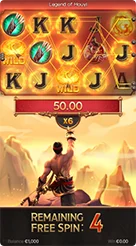 Legend of Hou Yi · Pemantauan status putaran tersisa dan panel saldo bawah